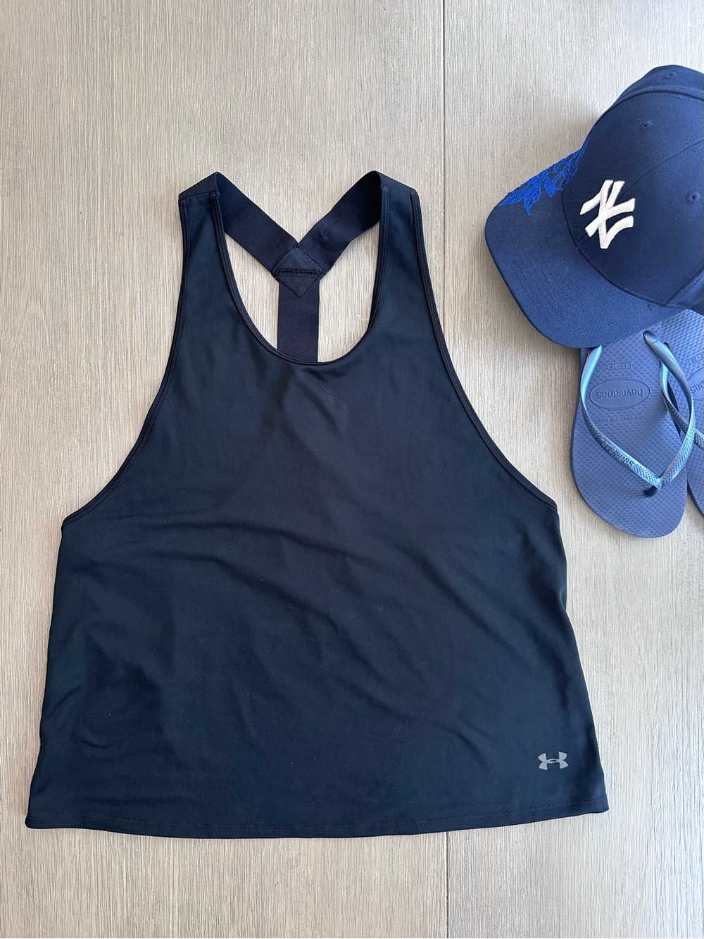Under Armour Women's Black Racerback Athletic Tank